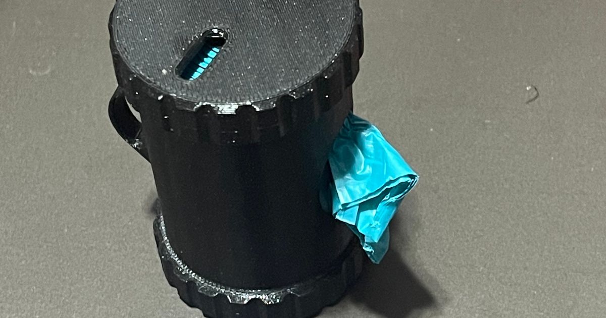 Dog Poop Bag Holder With Level Viewer by Daniel England Download free