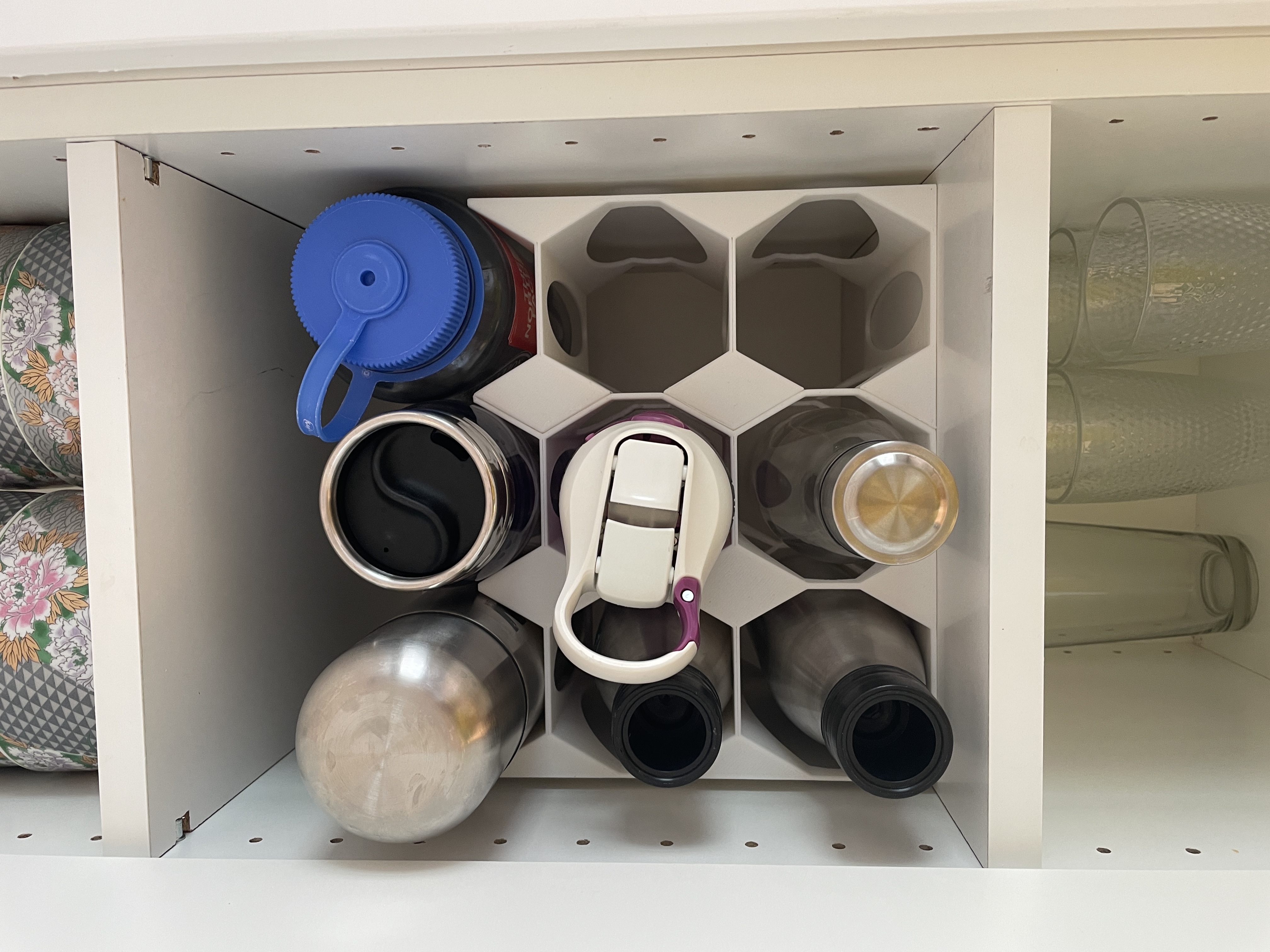 Water or Wine bottle storage rack