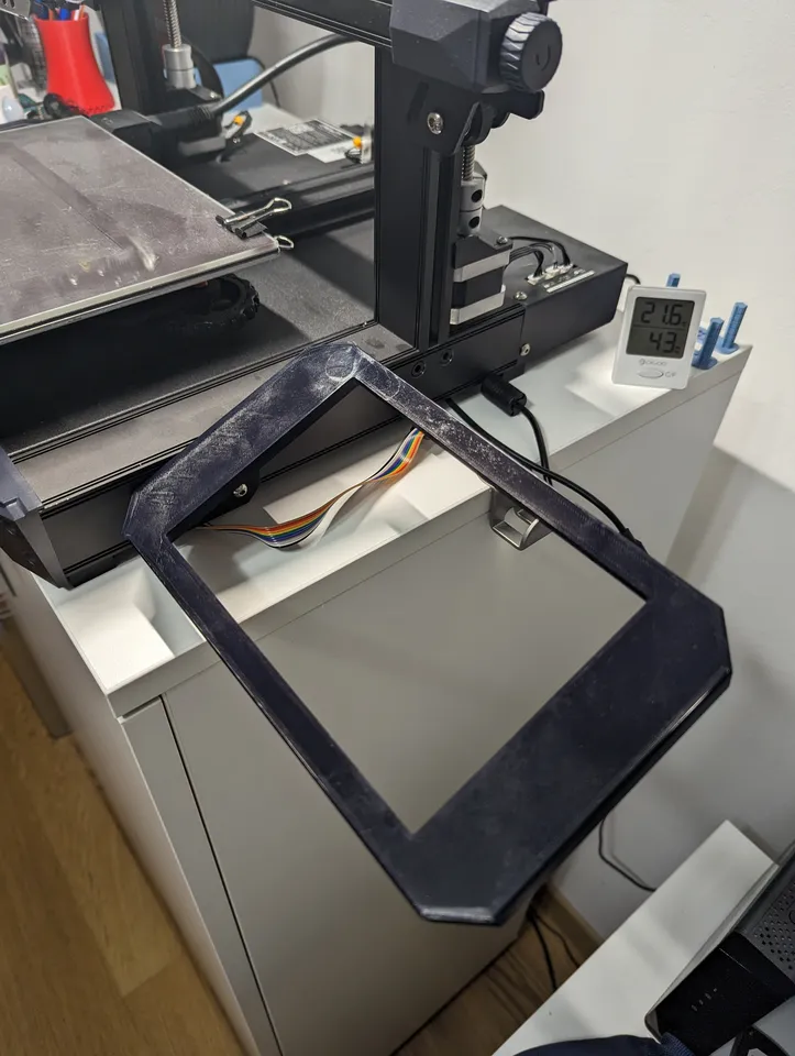 Sonic Pad fixed side floating mount on an Ender 3 S1 by Saow