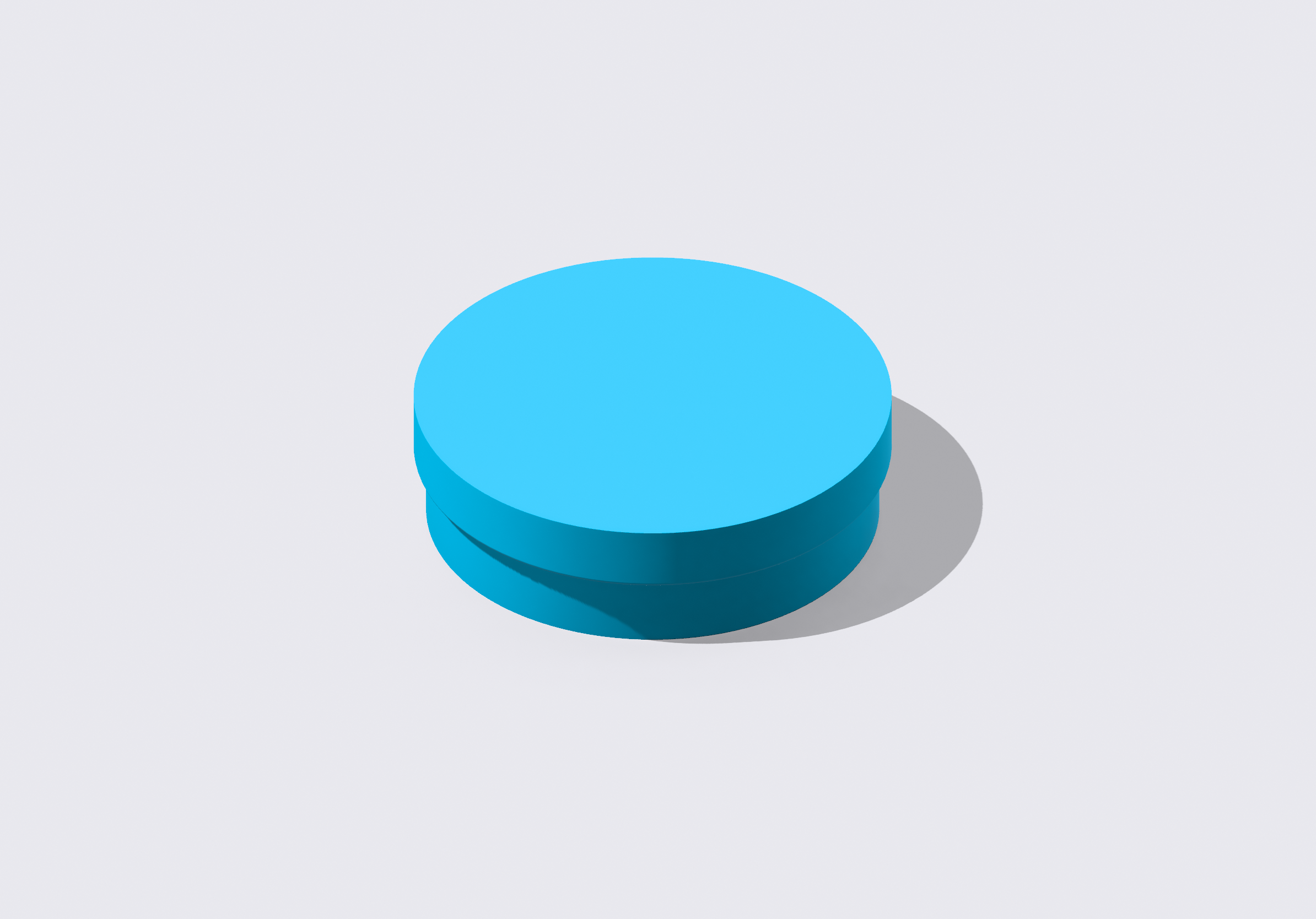 Miniatura 2 do modelo 3D Small Round Container w/ optional Clear Top