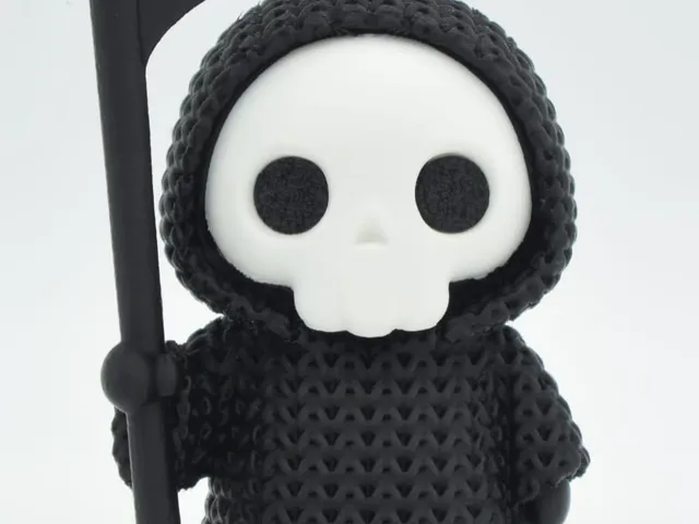 Knitted Halloween Grim Reaper