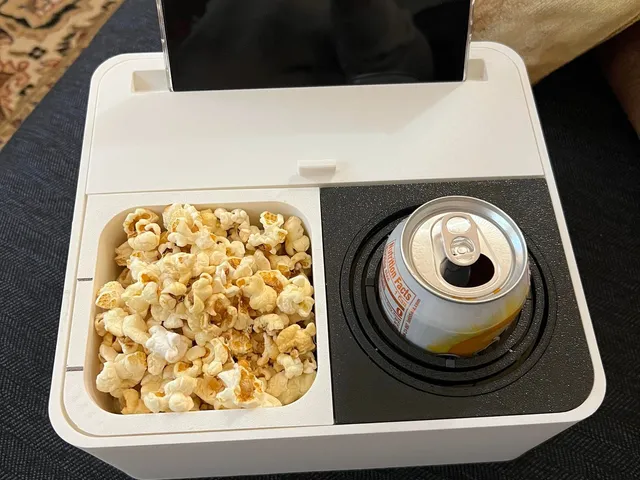 Gaming Snack and Gyroscopic Drink Holder