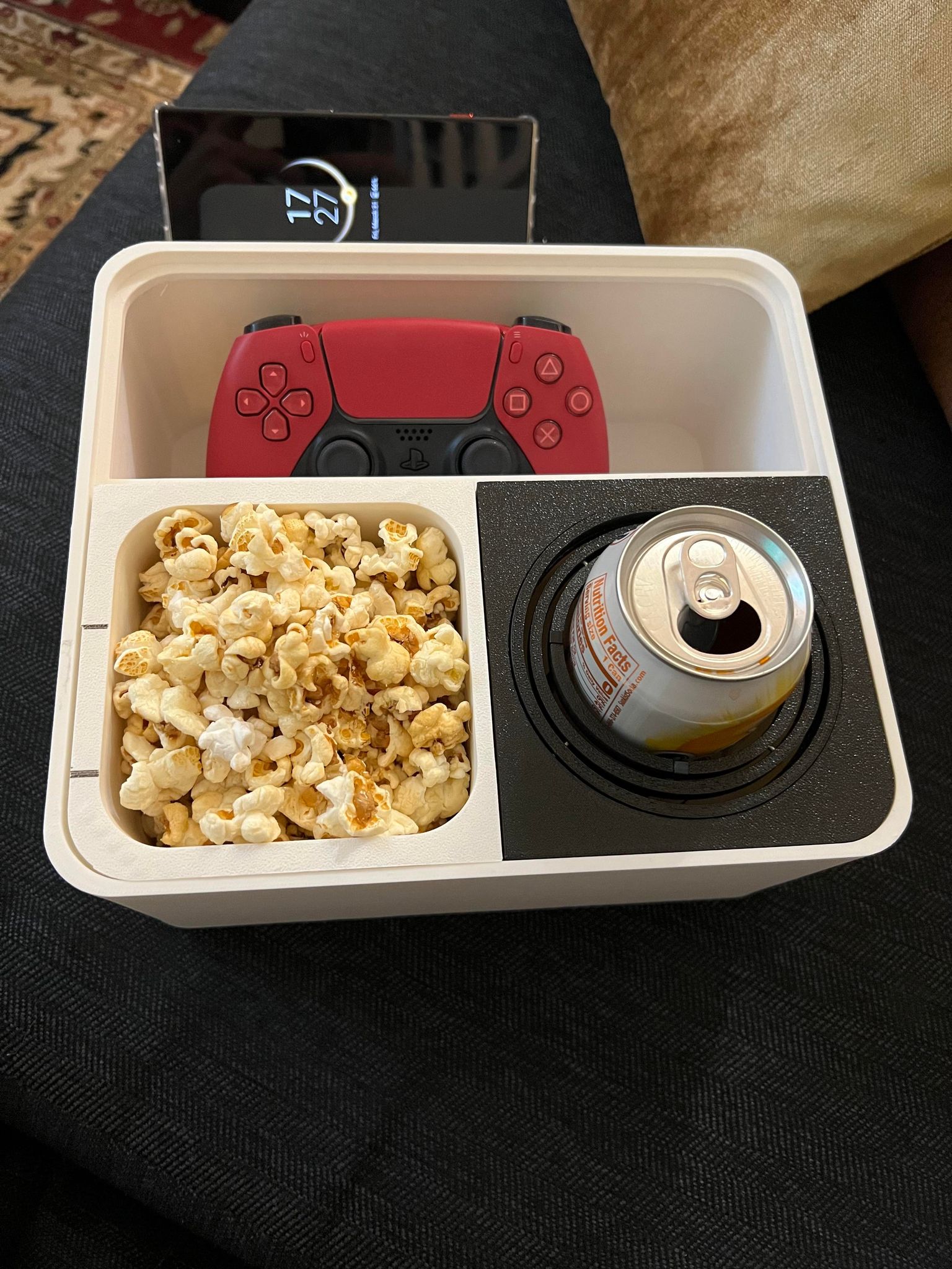 Gaming Snack and Gyroscopic Drink Holder by Dane Garcia Download free