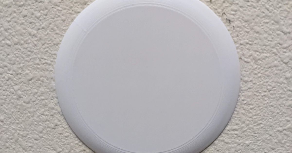 Round Electrical Junction Box Cover by Droid3D Download free STL