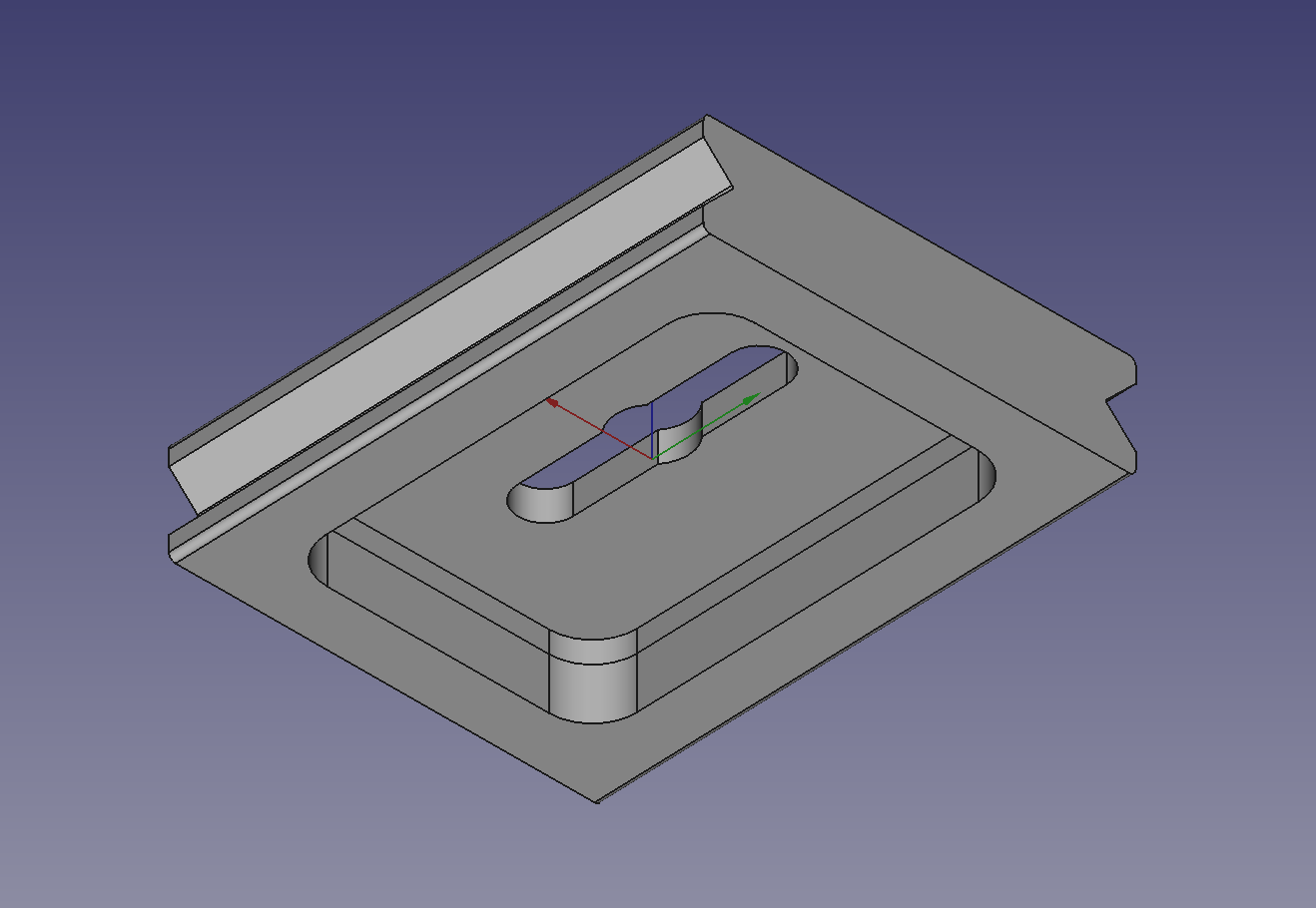 Double-dovetail Arca-compatible quick release plate (with FreeCAD ...