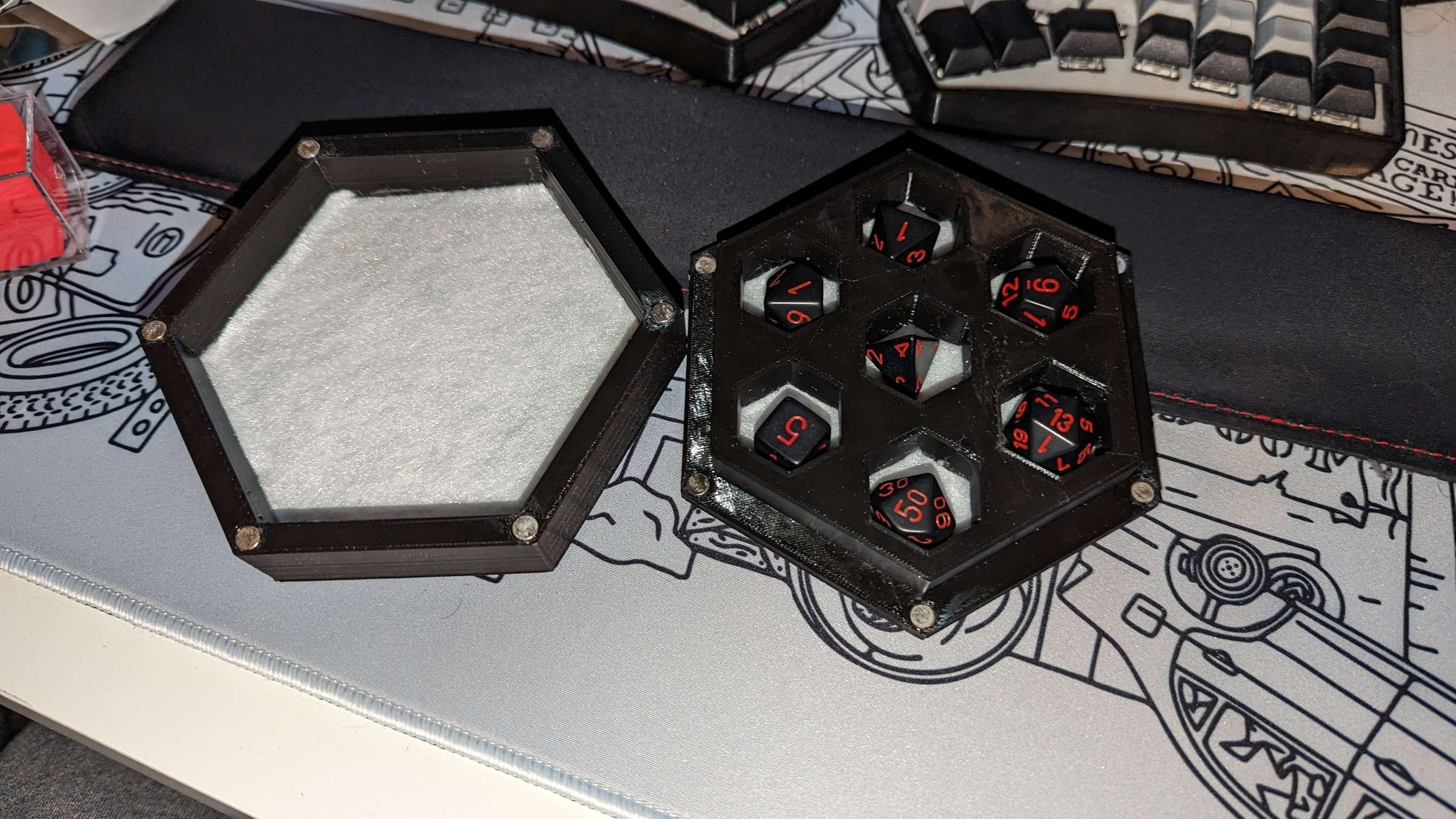 Magnetic Dice Tray, Holder Combo