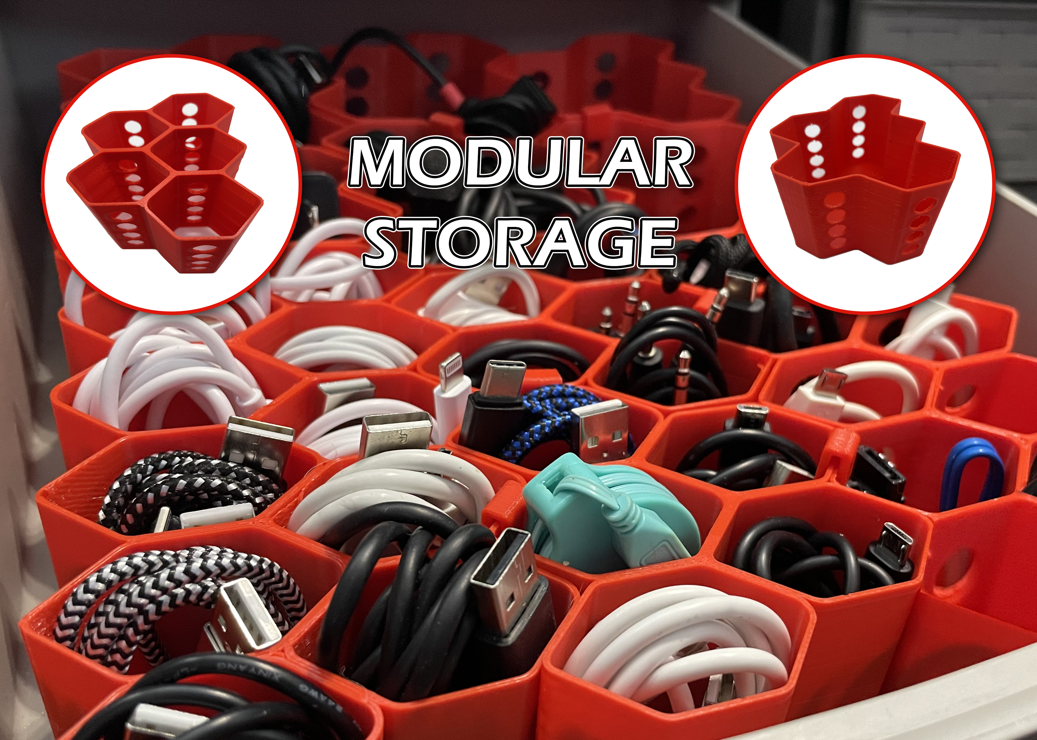Modular Drawer Cable Gems