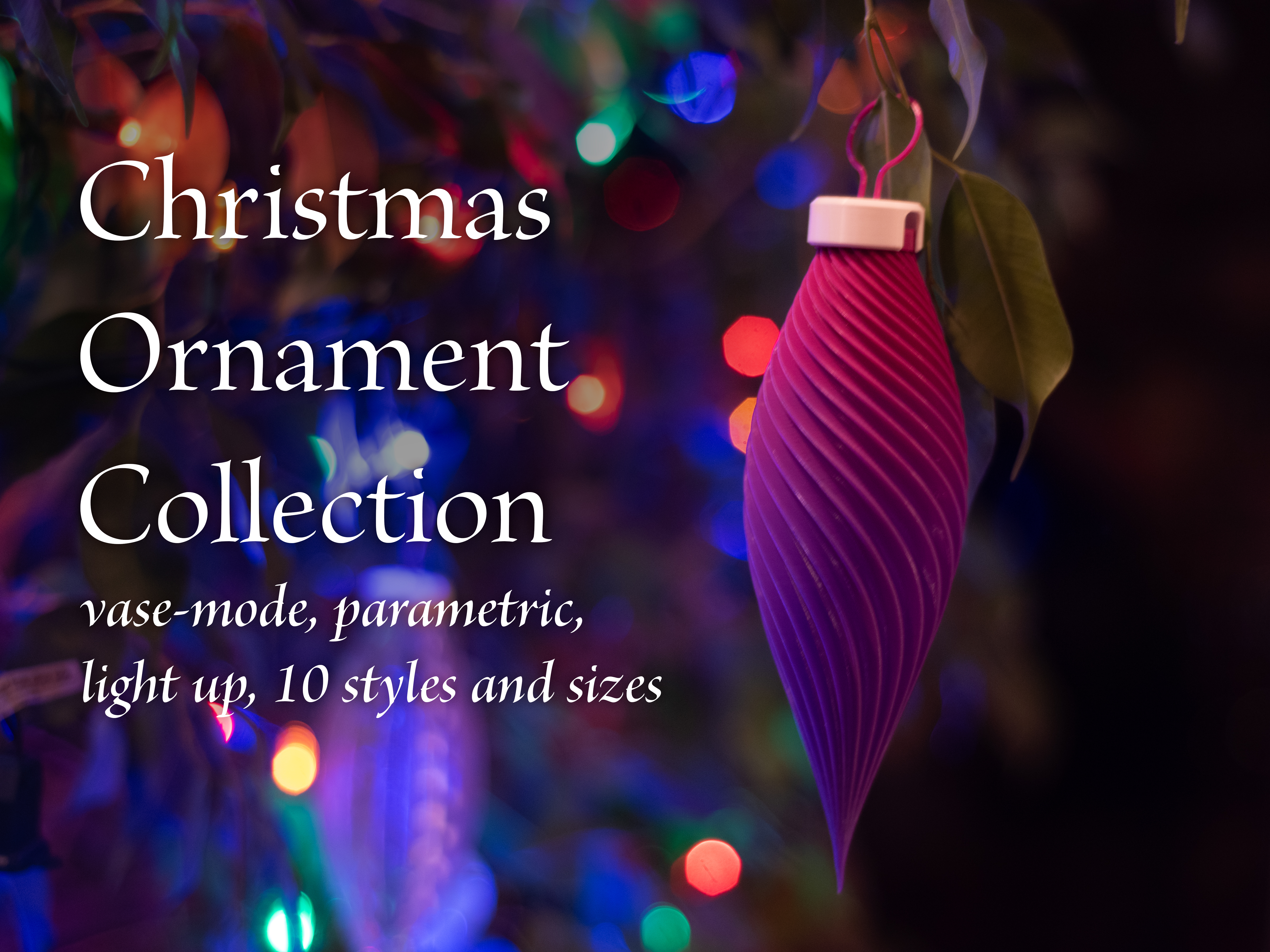 Vase Mode Christmas Ornament Collection