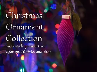 Vase Mode Christmas Ornament Collection