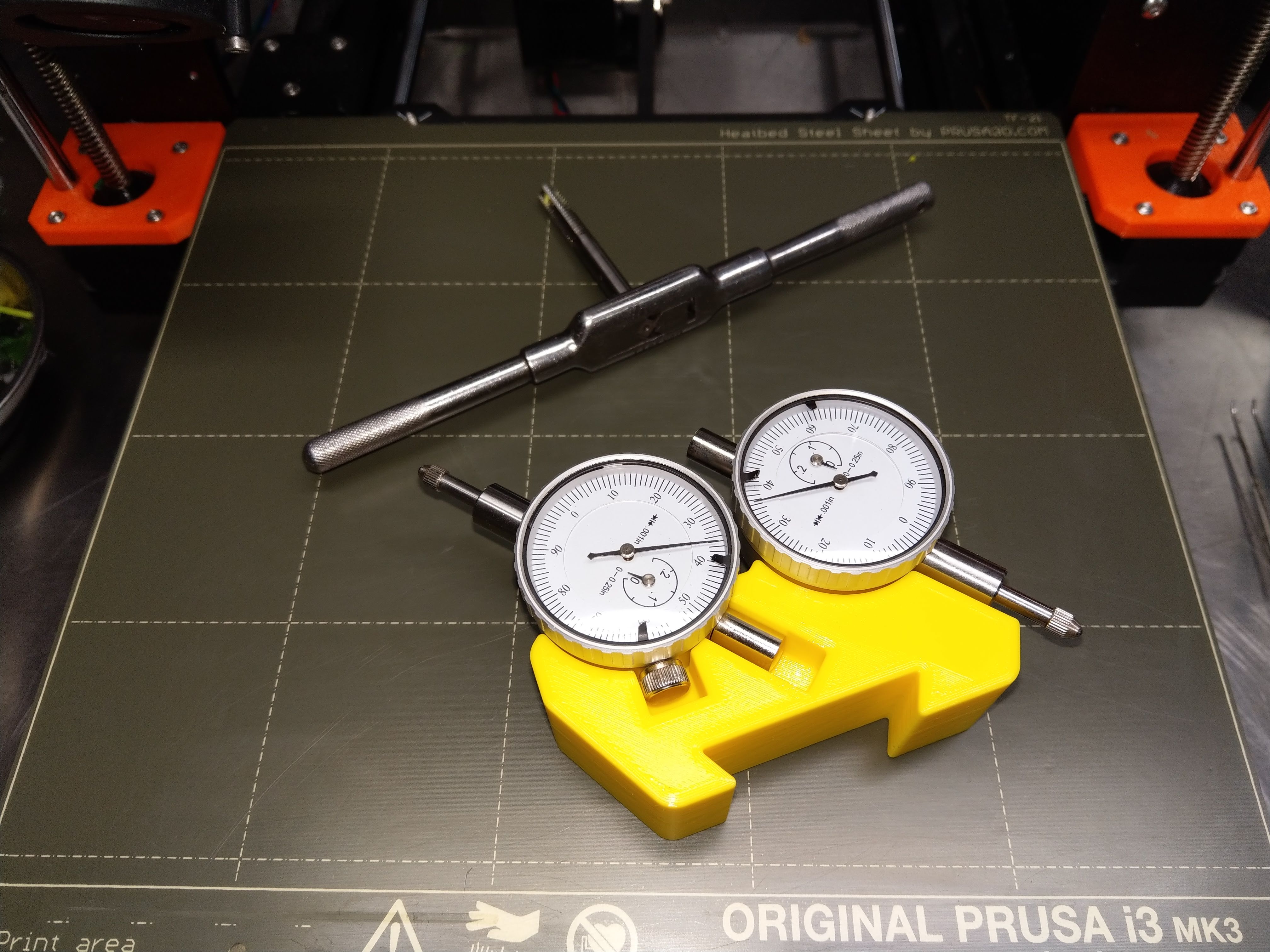 Dual Indicator Holder  for Lathe AXA Toolpost - Version02