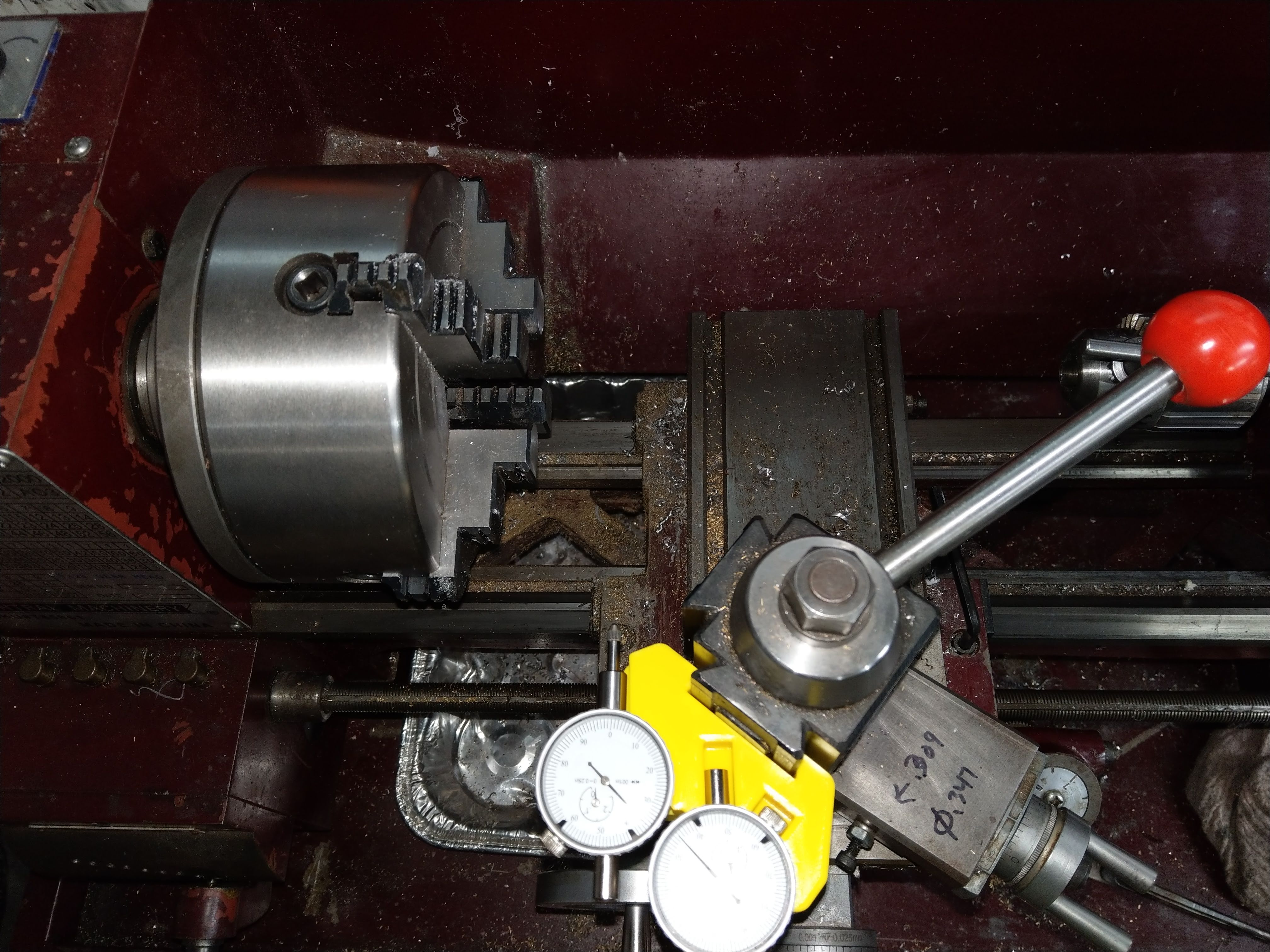 Dual Indicator Holder for Lathe AXA Toolpost Version02 by kaje