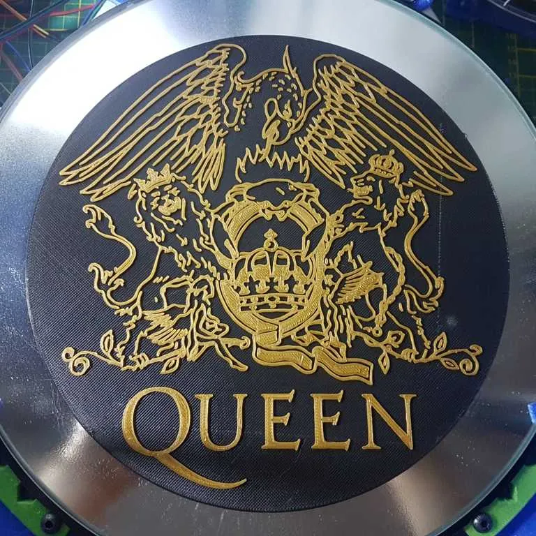 Queen T Shirt Classic Crest Band Logo new Official Unisex Denim Blue |  Fruugo IE