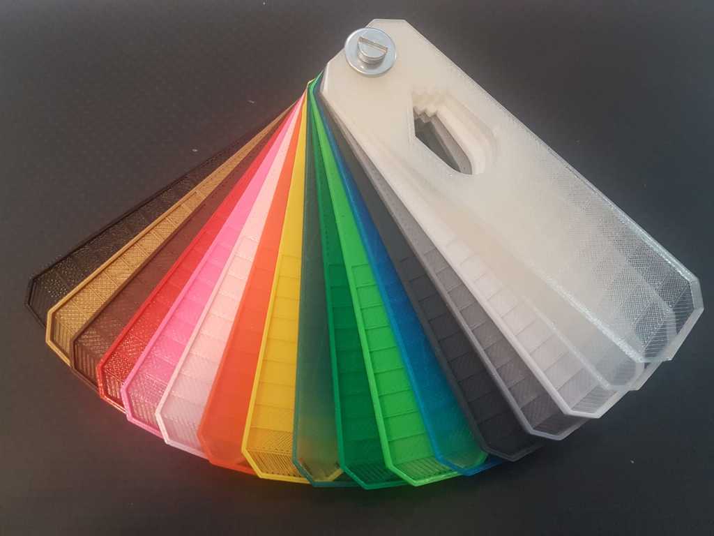 Filament sample booklet