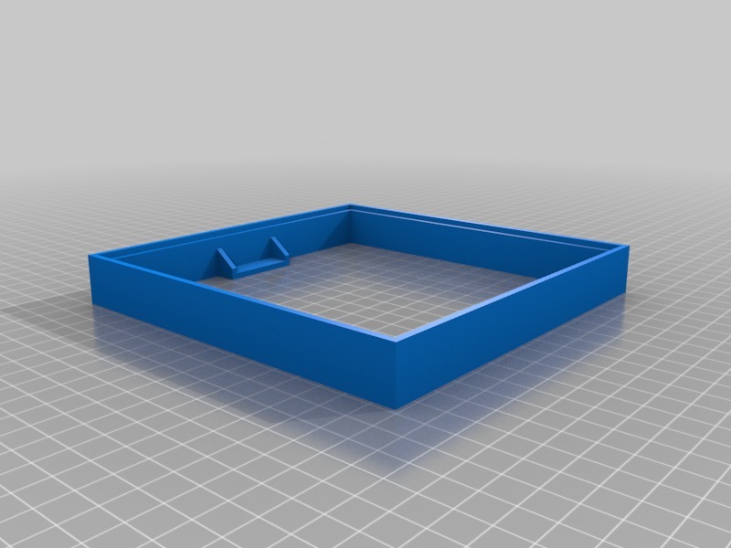 Miniatura 7 do modelo 3D Square Rotating Clock