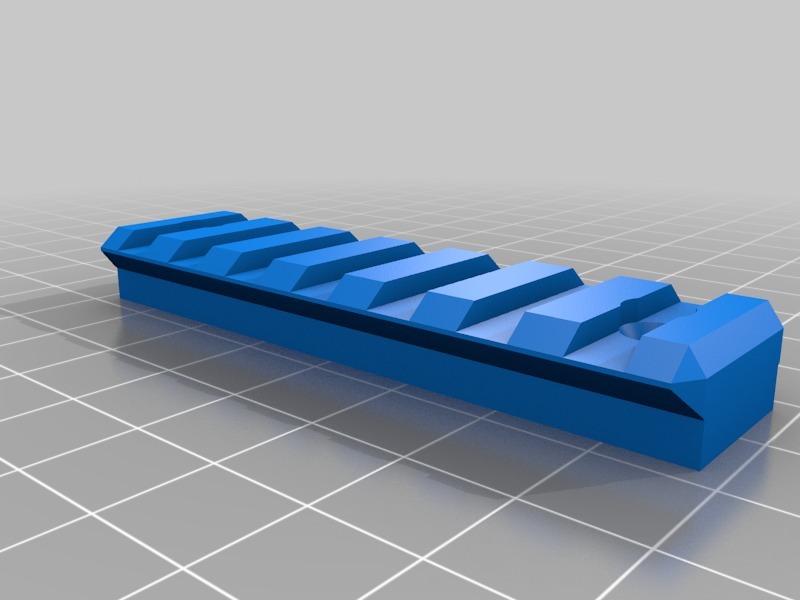 Miniatura 9 do modelo 3D Keymod Rails Segments