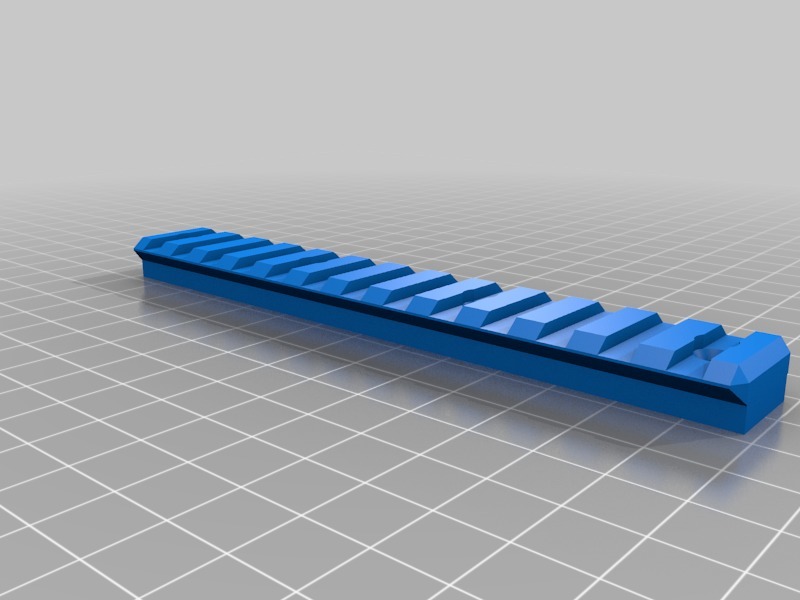 Miniatura 11 do modelo 3D Keymod Rails Segments