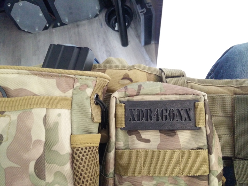 Molle Name Tag