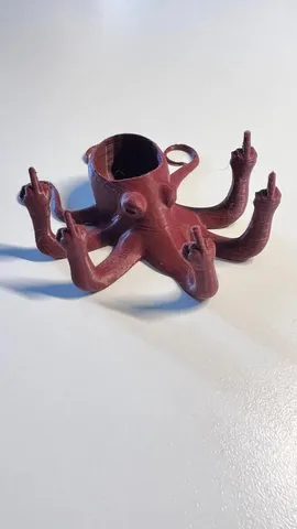 Rude Octopus planter