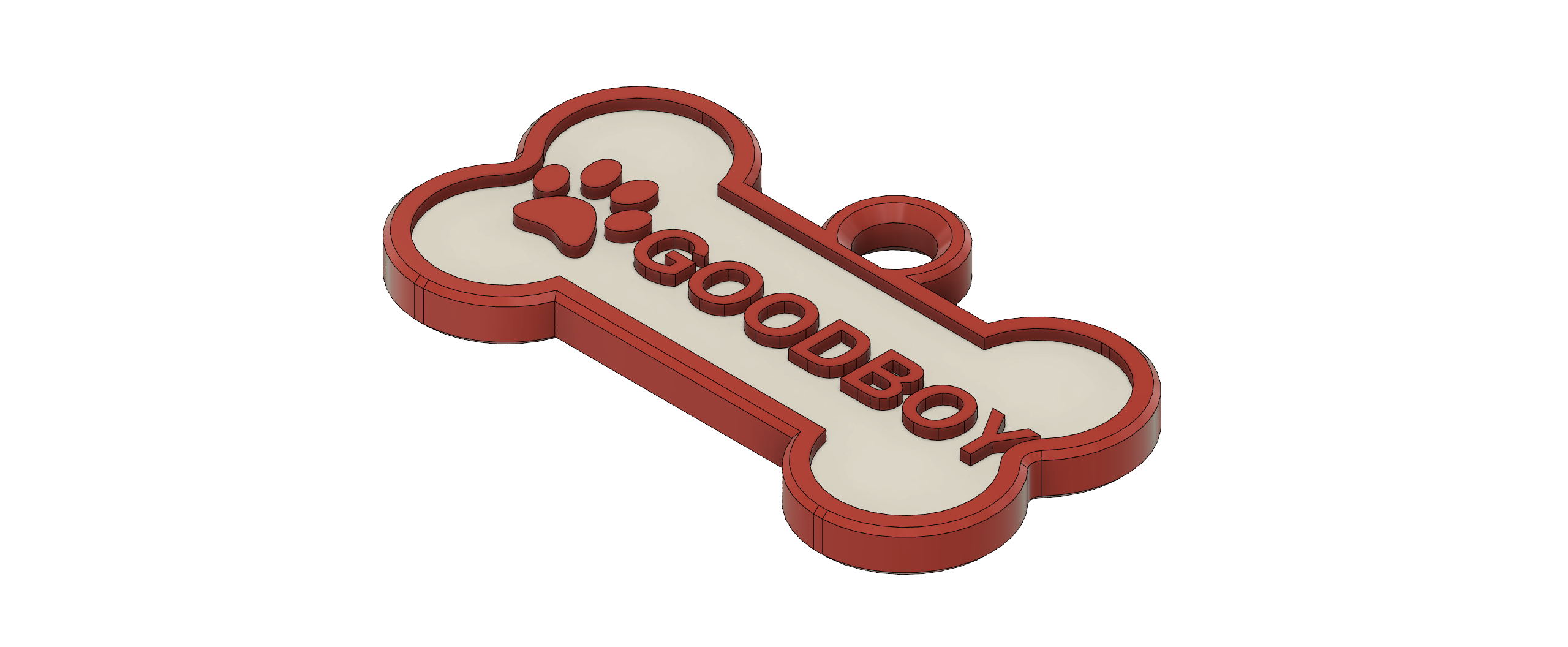 Customizable Good Boy Dog Tag by AW Printing Download free STL model