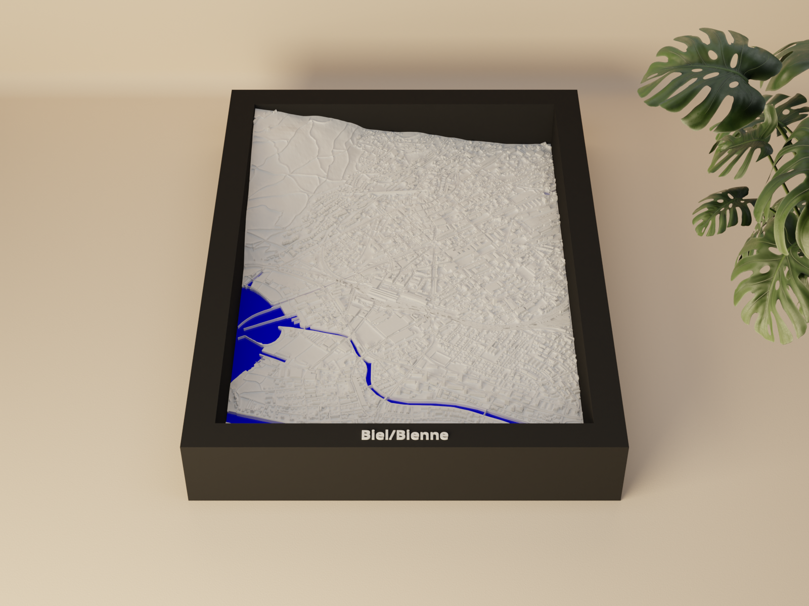 Biel, Switzerland - 3D Miniature
