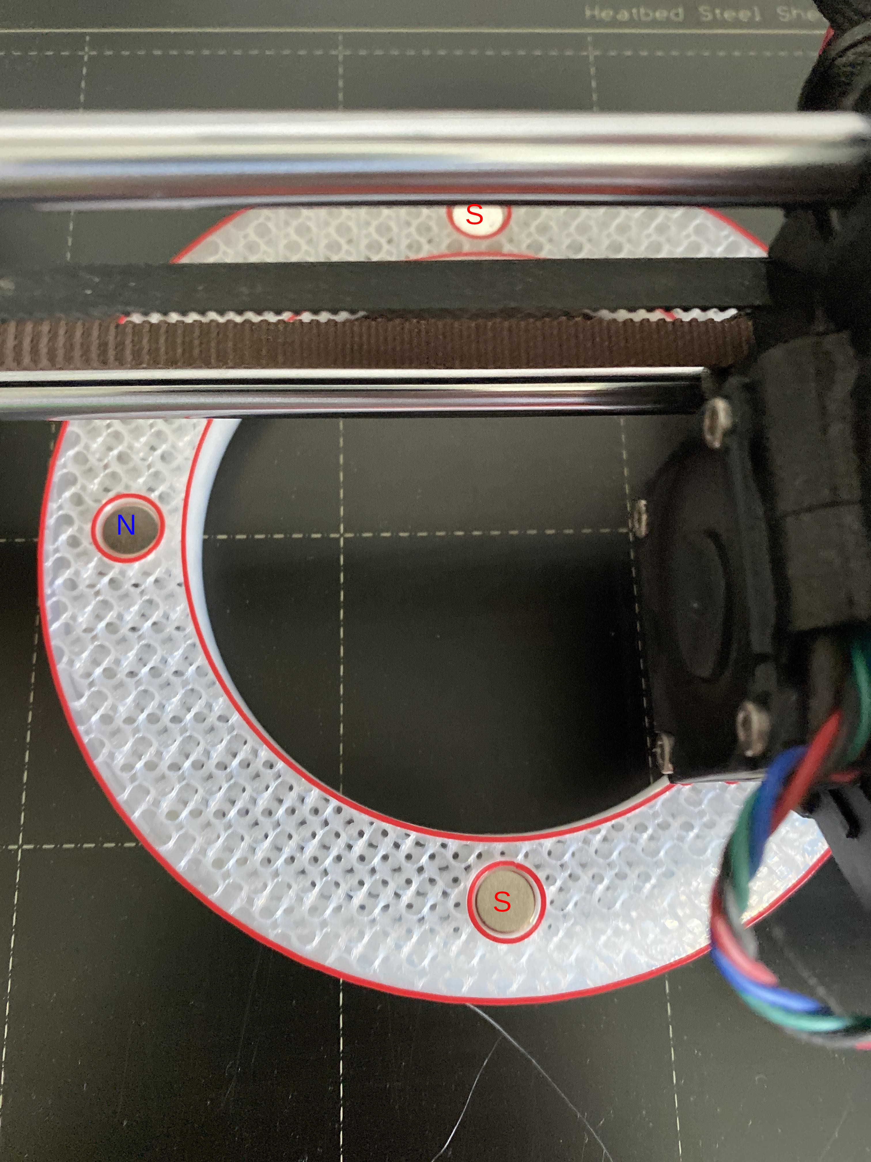 Dust collection magnetic connector 100 mm tubing