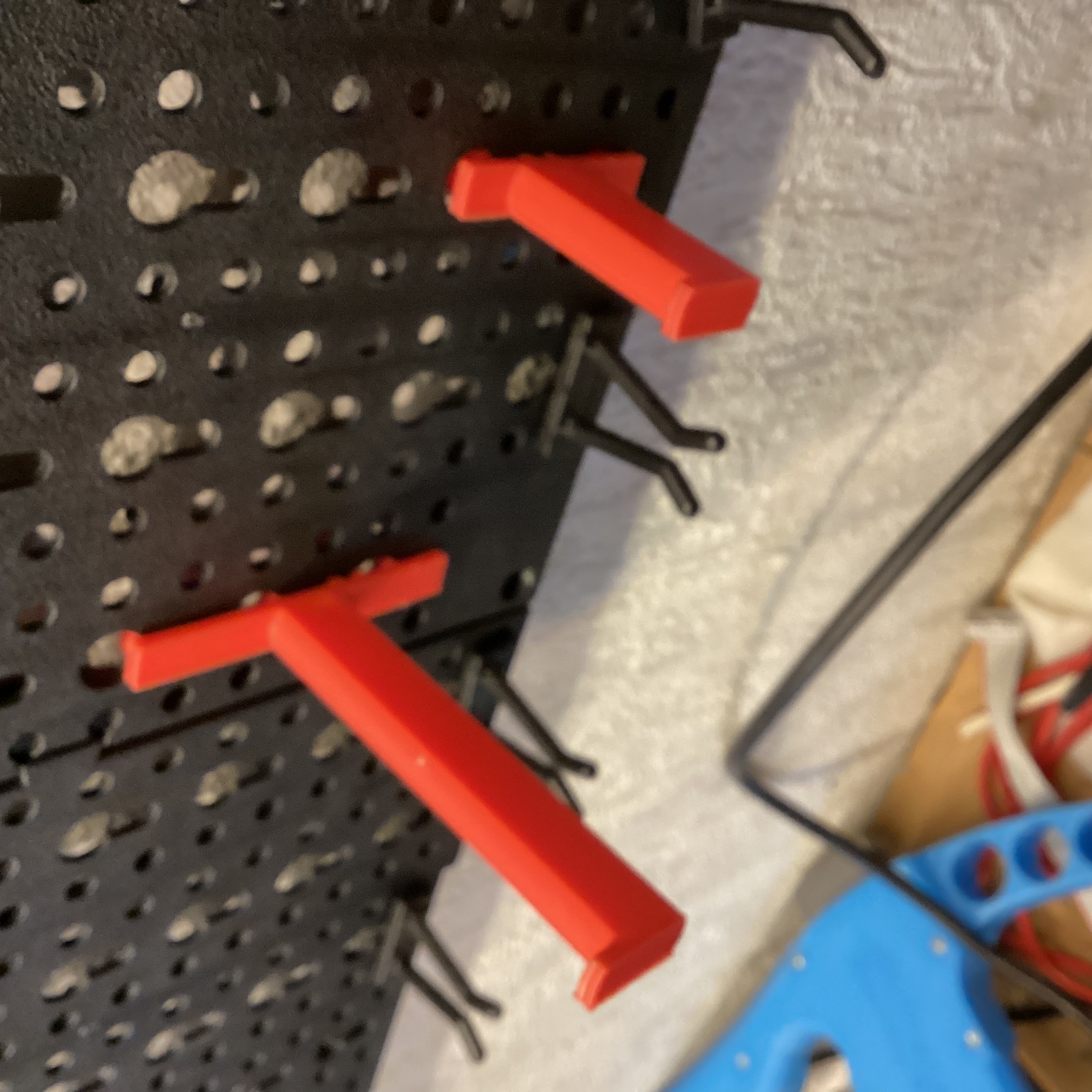 Parkside pegboard lamp and stuff / Parkside Lochwand Lampe und Zubehör