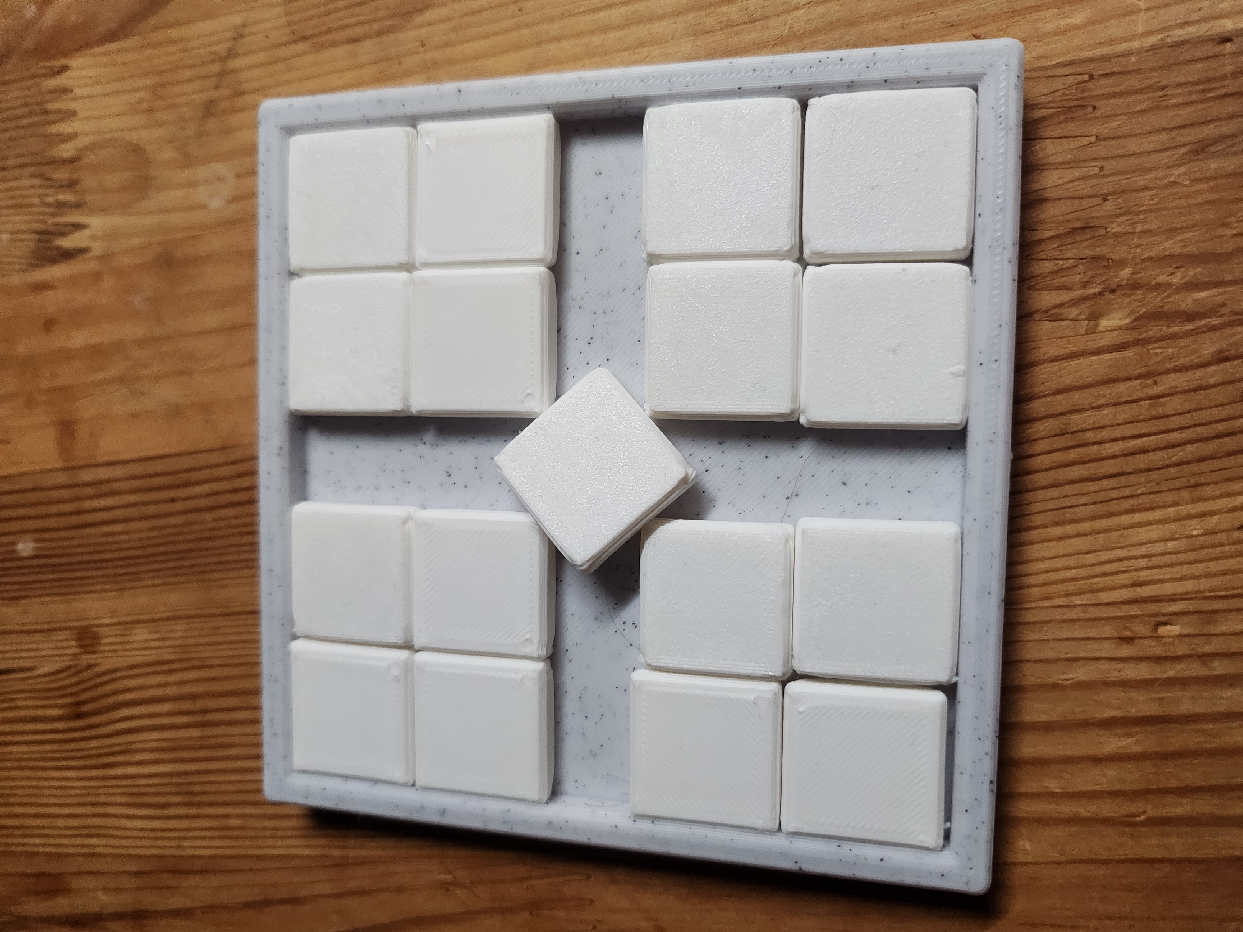 17 square packing puzzle