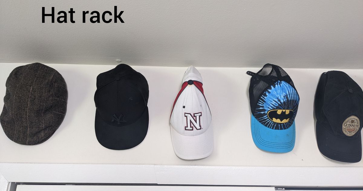 Hat rack by Dad2Earthlings Download free STL model