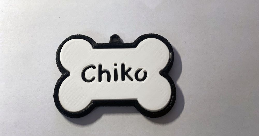 Dog ID Tags by Bas | Download free STL model | Printables.com