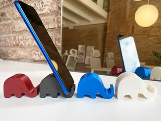 Free STL file Cute Fishes - Phone Stand / Card Holder 📞・3D