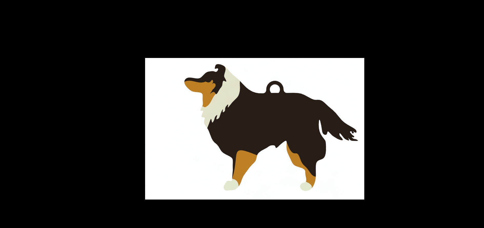 Collie Dog Tag