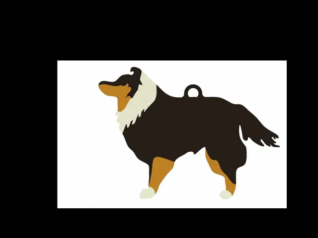 Collie Dog Tag
