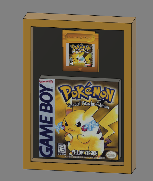 Gameboy game display by Allan Canal | Download free STL model ...