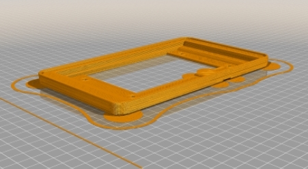 PI 3 Raspberry 7 Zoll Display Gehäuse und Halterung by Harald Geisler ...