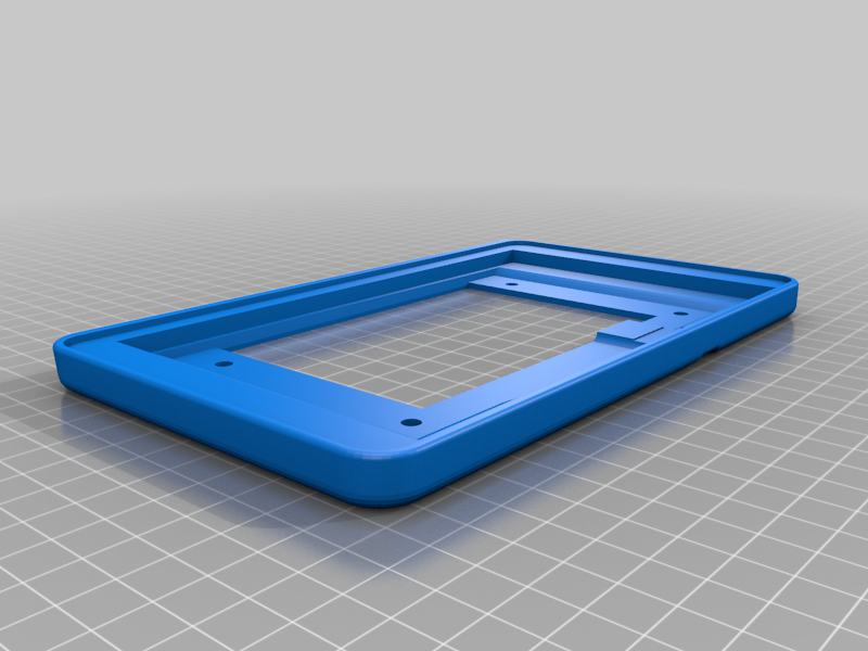 PI 3 Raspberry 7 Zoll Display Gehäuse und Halterung by Harald Geisler ...