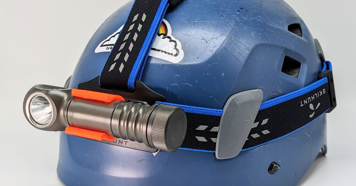 Zebralight H600 holder for Skilhunt HB3 headband by Spicy3d | Download ...