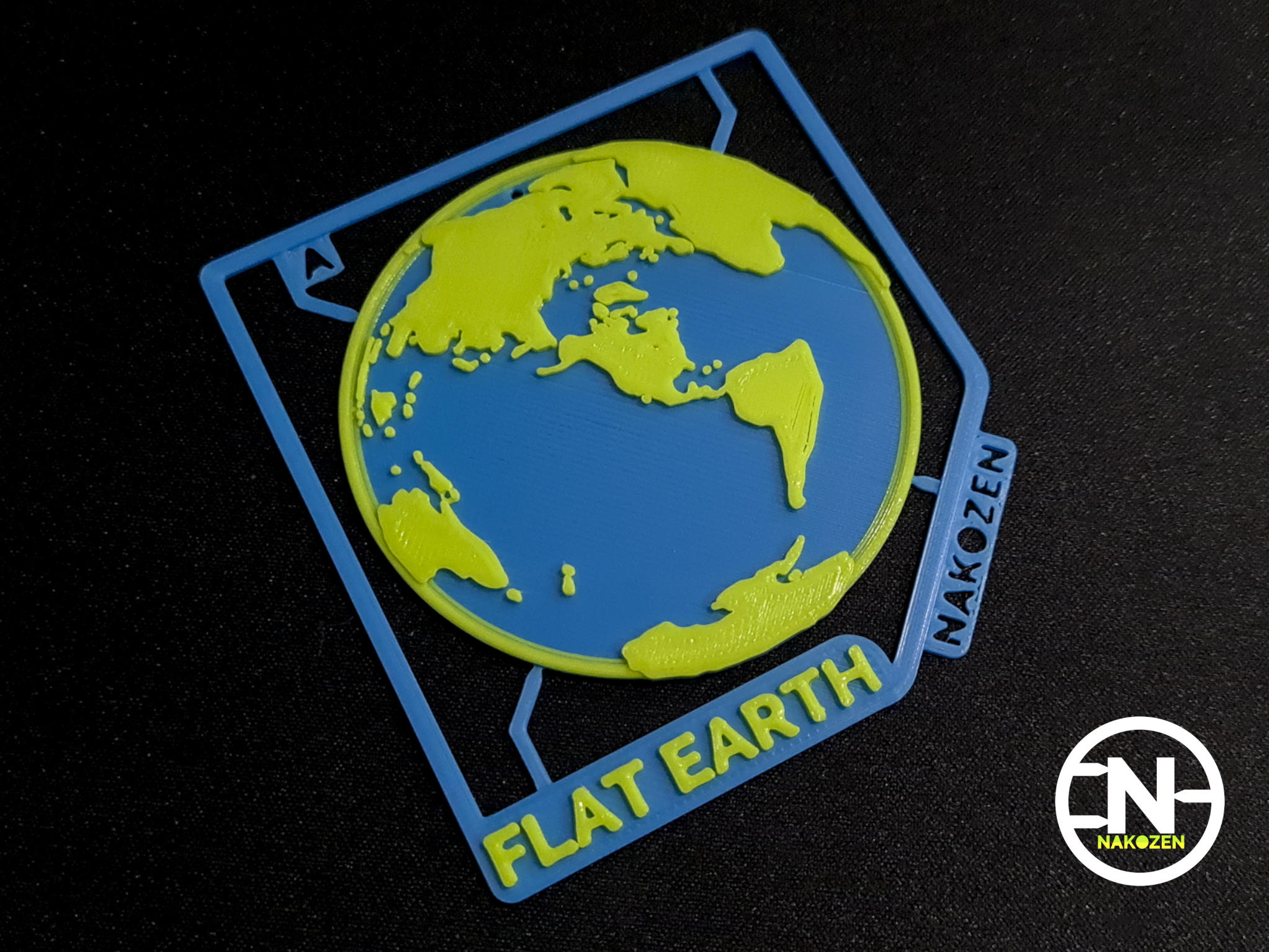 Flat Earth Kit Card by Nakozen | Download free STL model | Printables.com