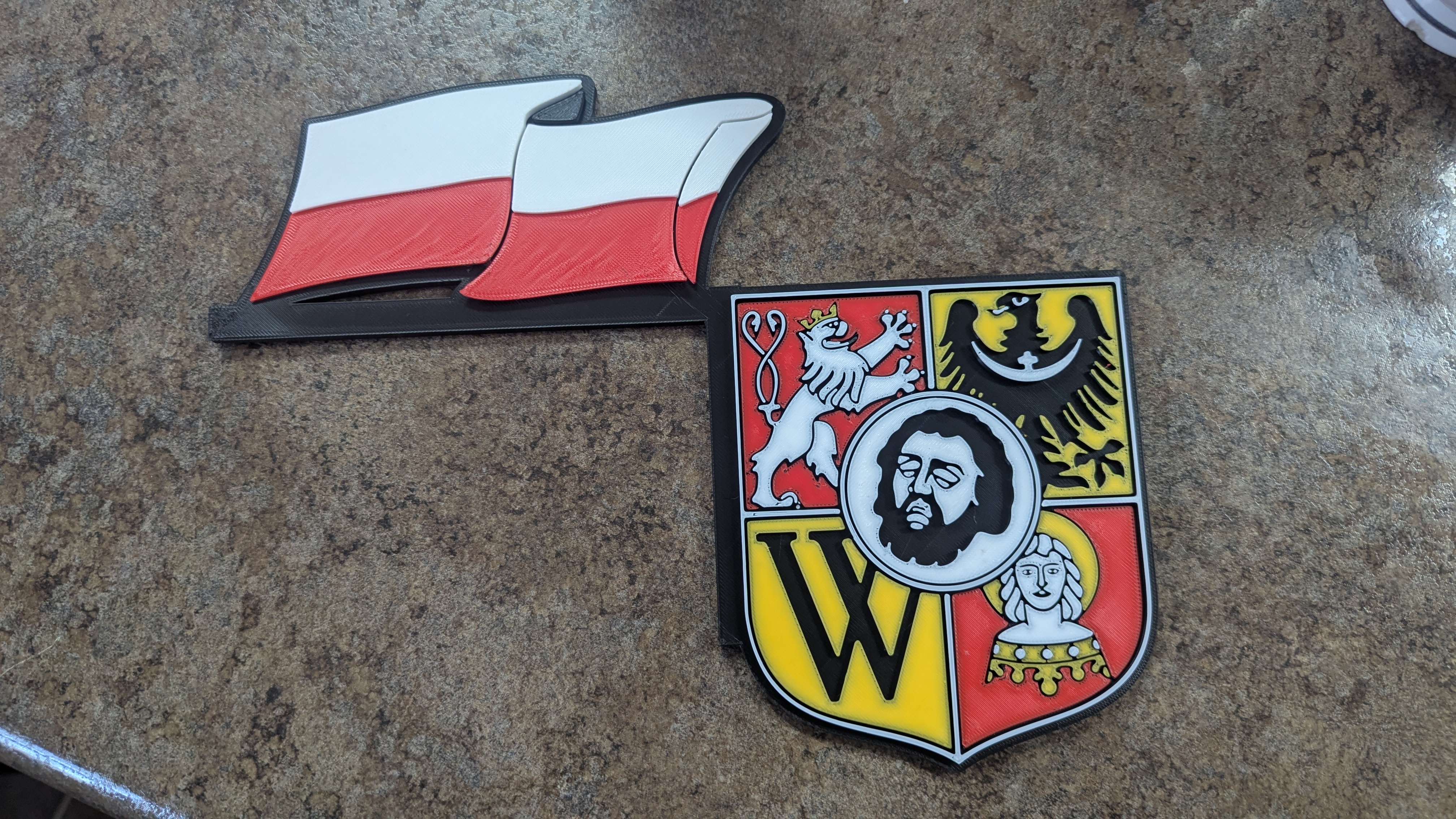Coat of Arms of Wroclaw Poland door corner