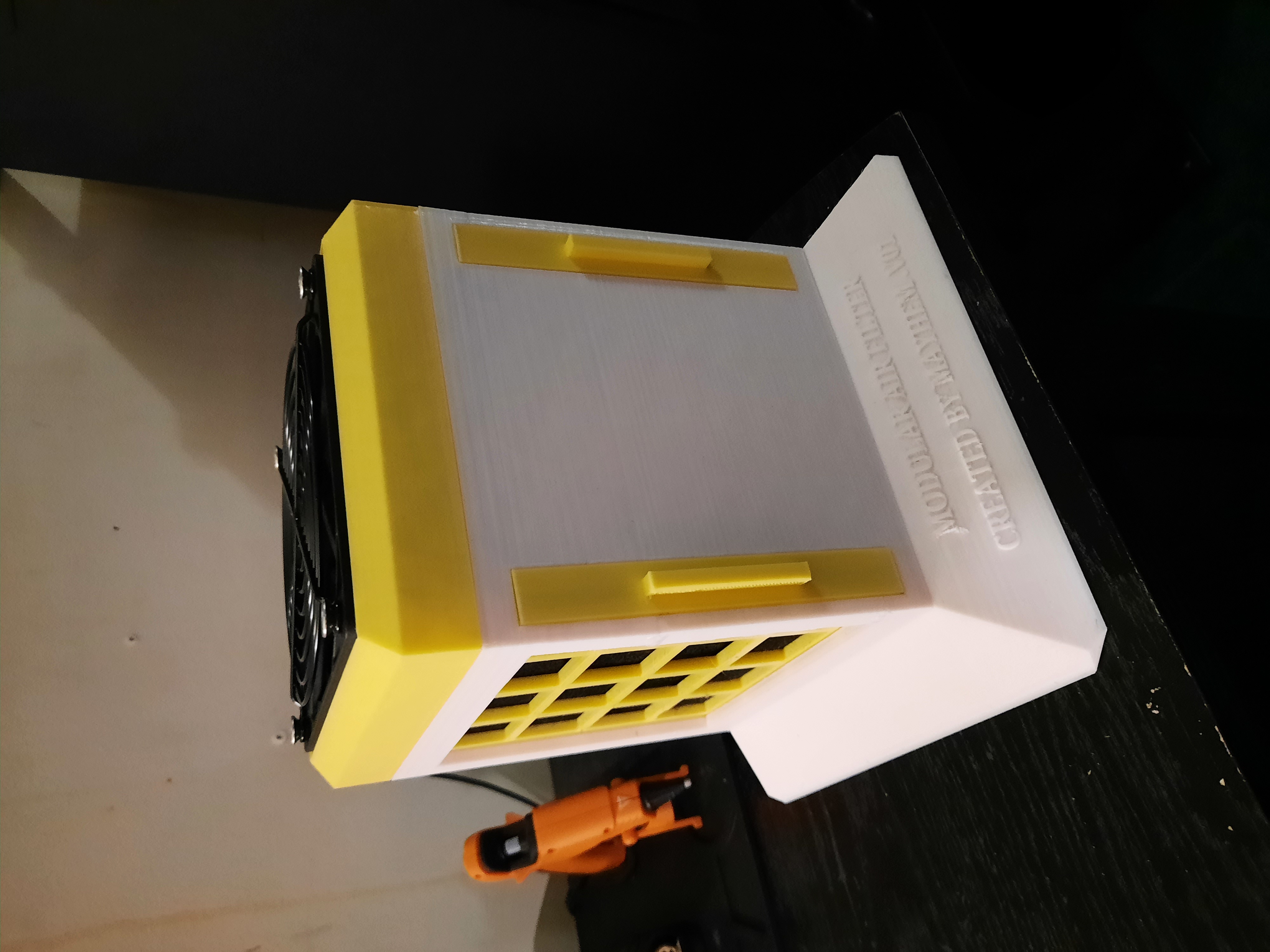 modular room air purifier 120mm fan
