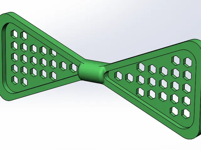 Bowtie with holes