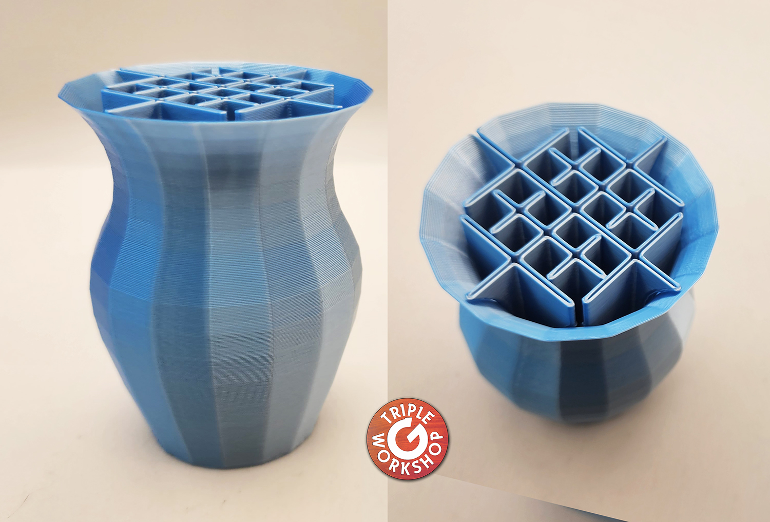 ⭙ Spiral Vase w/Dividers ⭙