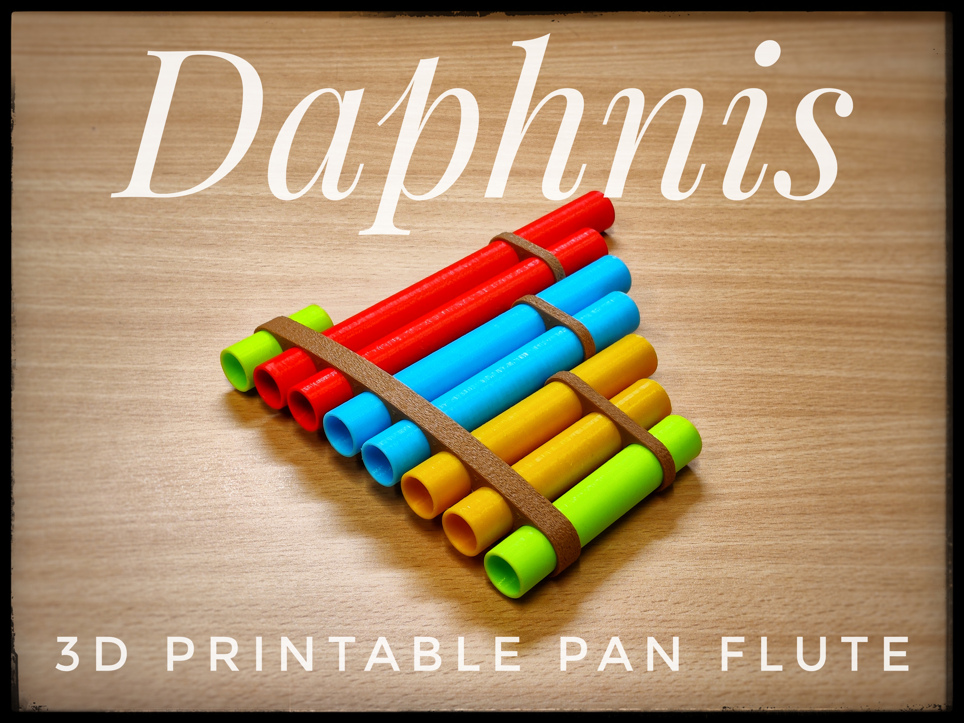 Daphnis - A 3D Printable Pan Flute v1.0