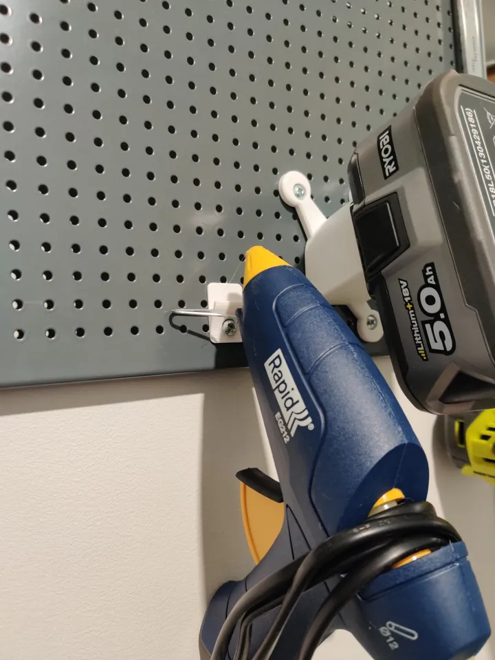 Ryobi Glue Gun IKEA Skådis Holder by ftoerring, Download free STL model