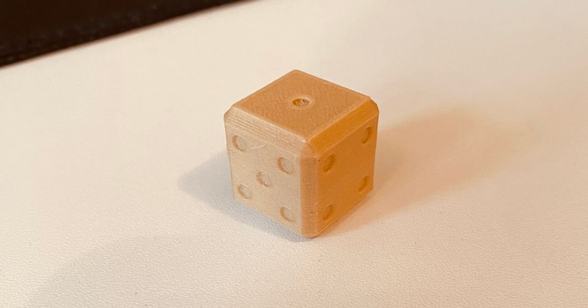 A very (biased) die/dice by covertpluto3502 Download free STL model