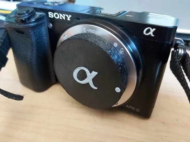 Sony E-mount body cap (supportless)