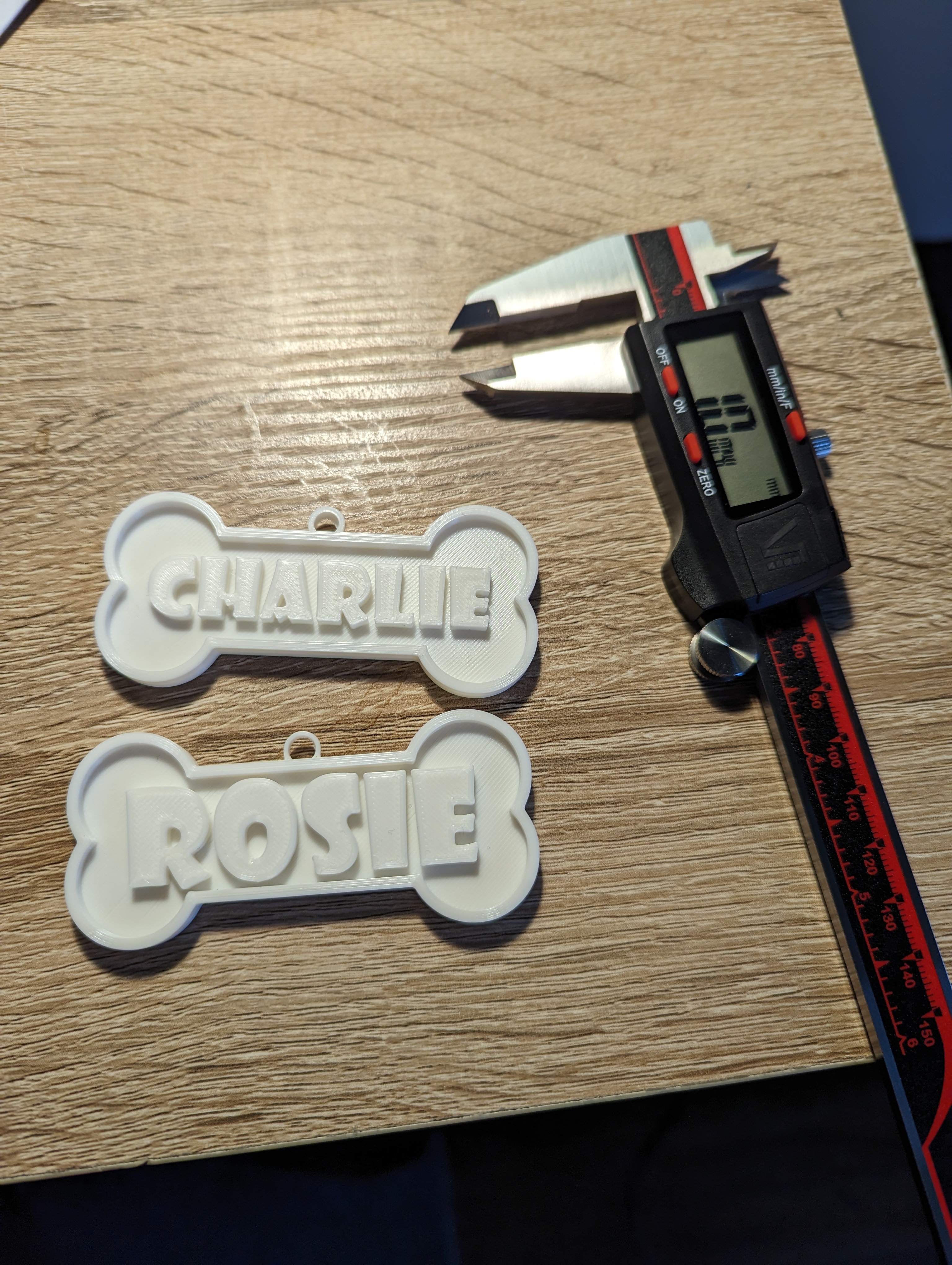 Dog name ornament