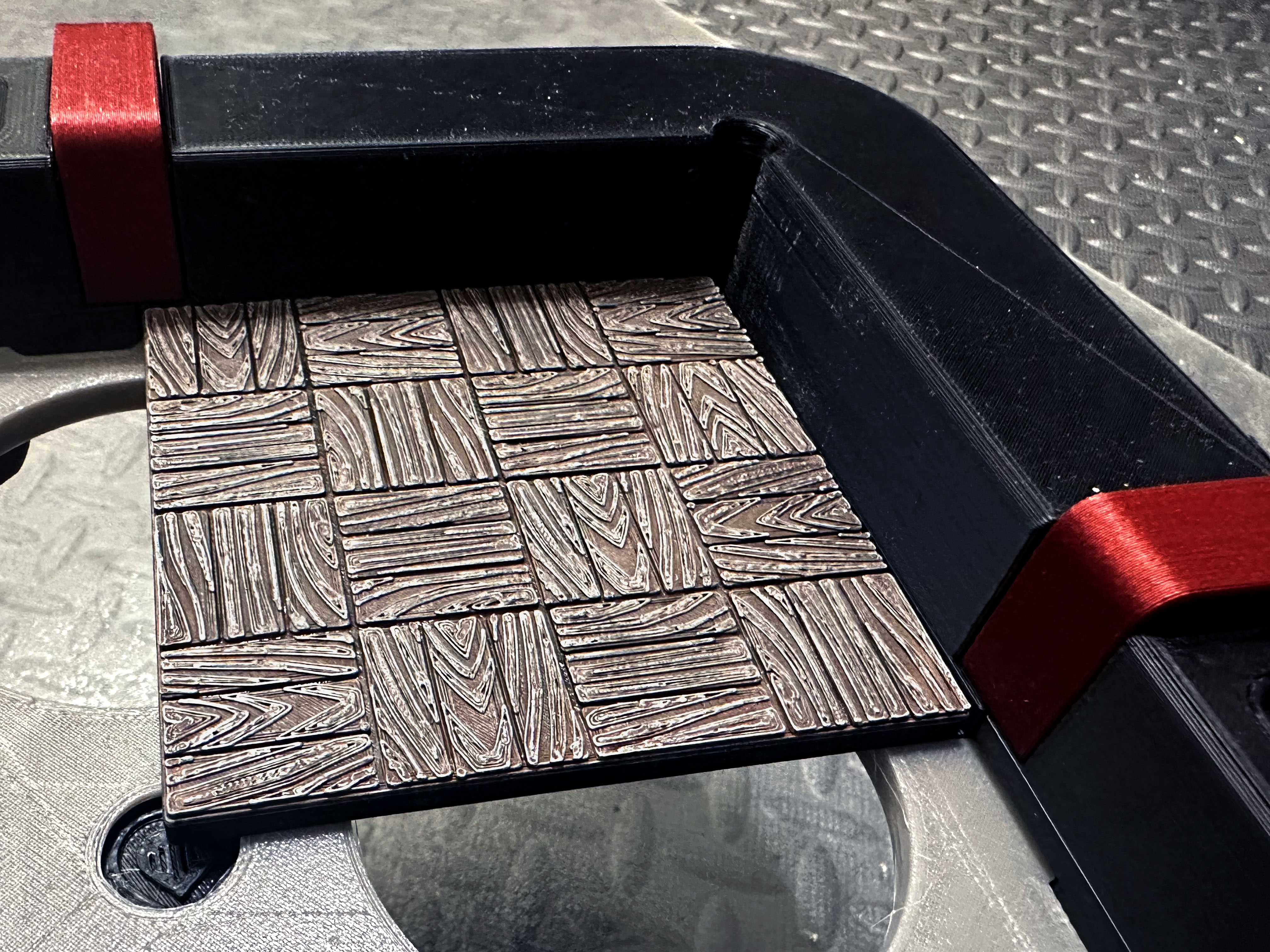 StageTop Remixed PlayTile - Wood Parquet