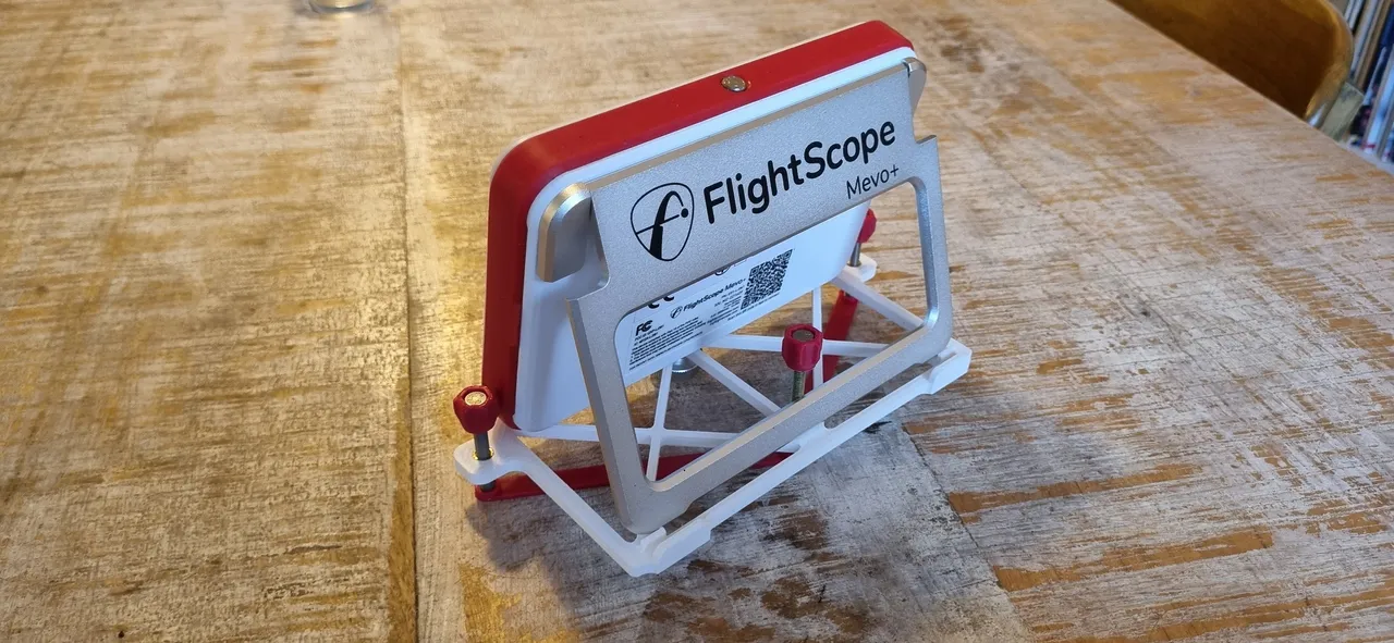 Flight Scope Mevo+ Stand v2 (Heat-Set Inserts) by peter | Download