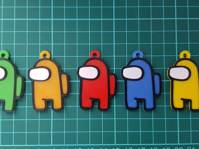 Among Us Crewmate Keychain