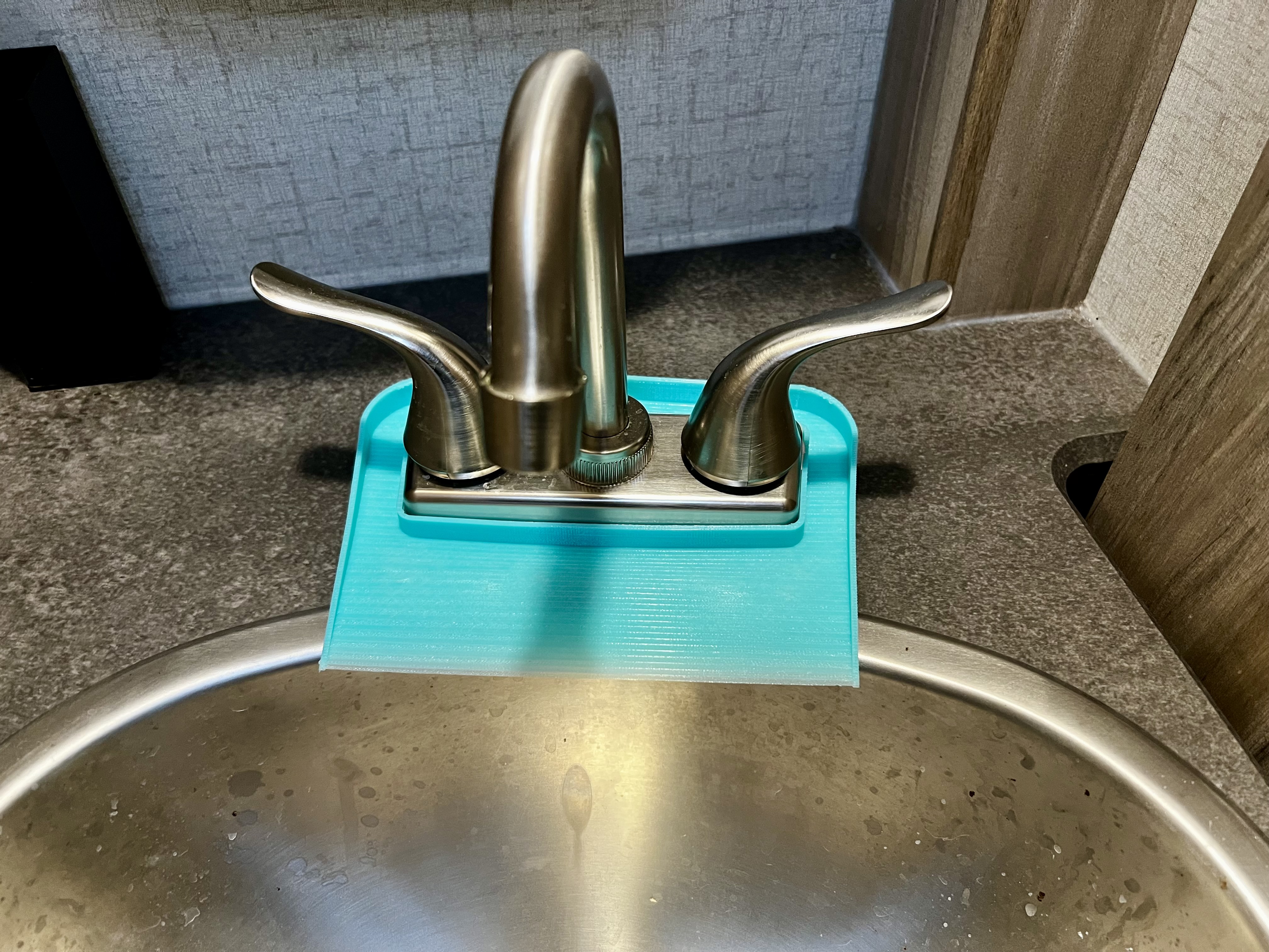 Travel Trailer Bathroom Sink Drip Tray